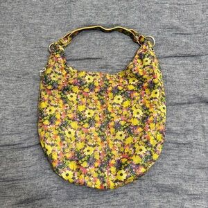 HOBO The Original Daisy Floral Bright Pattern Shoulder Bag